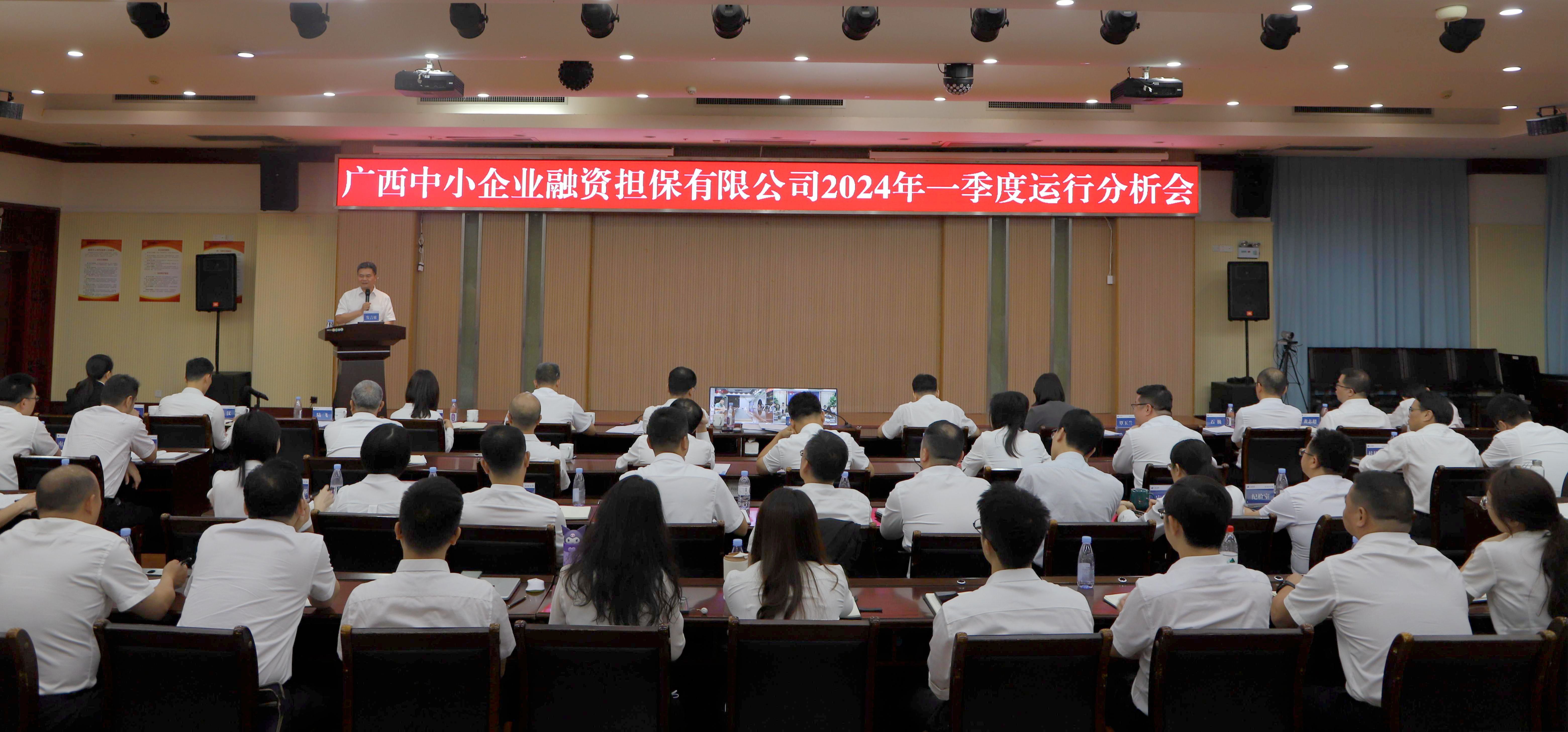 【落實落細(xì)落地，全力攻堅“雙過半”】中小擔(dān)保召開2024年一季度運行分析會